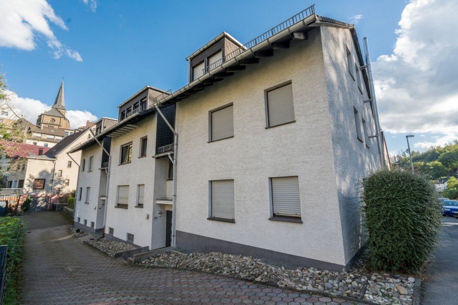 04 Aussenansicht Seitenansicht Maisonettewohnung Altena