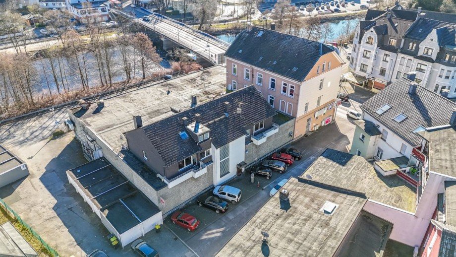 05 Luftaufnahme Lenne Umfeld Wohnteil Haus Werdohl